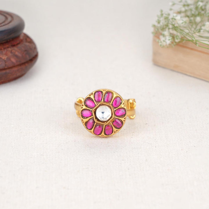 Bissful Kundan Ring