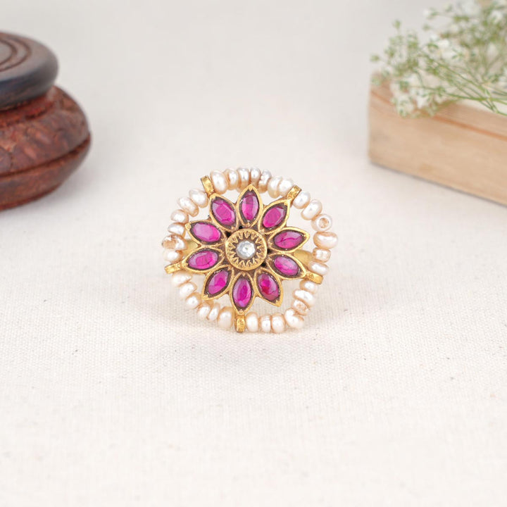 Varshika Kundan Ring