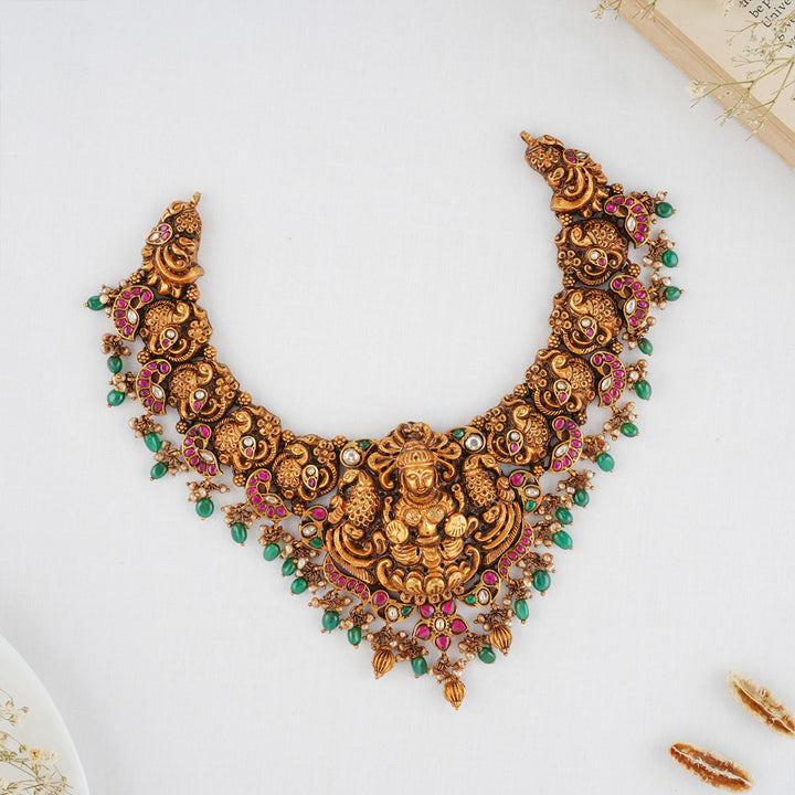 Ghazal Kundan Short Necklace