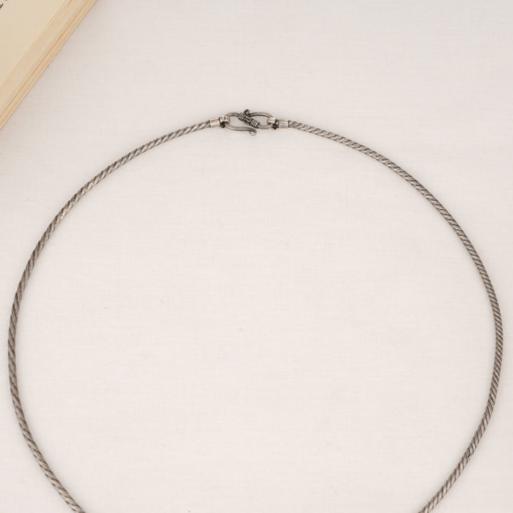 Elara Oxidized Necklace