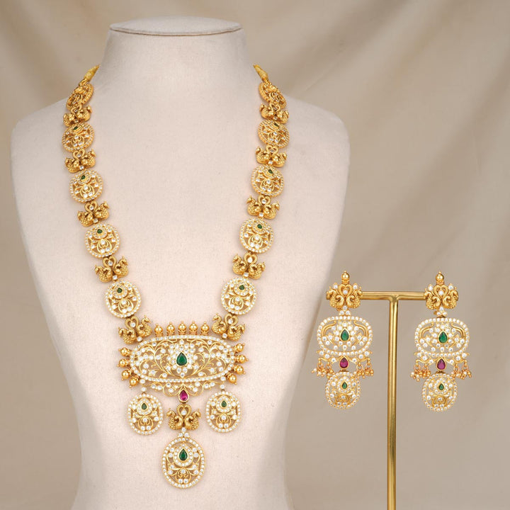 Anushra Stone Necklace Set