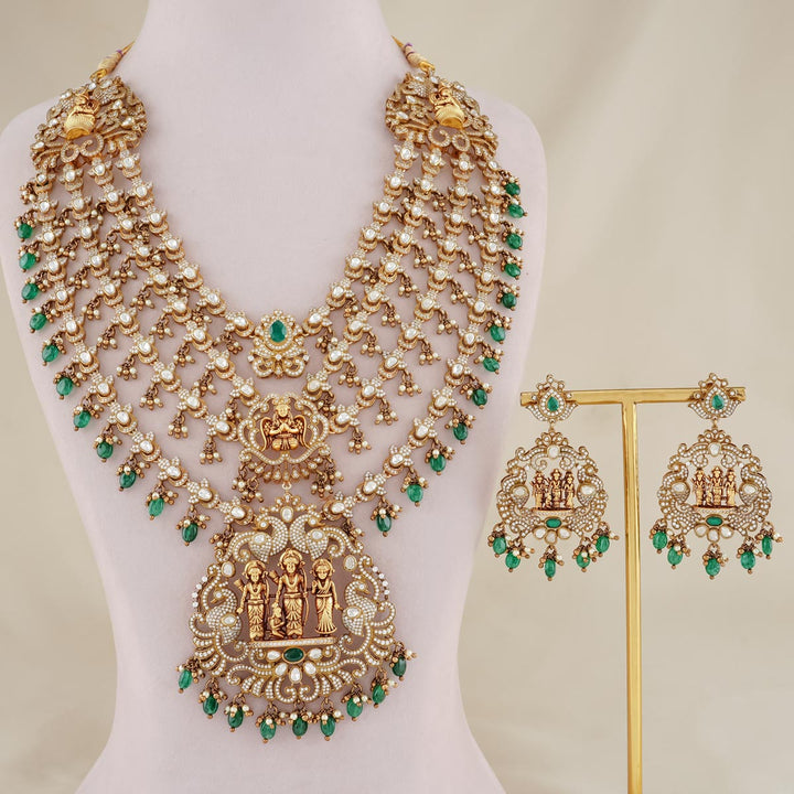 Ramar Pattabishega Victorian Necklace Set