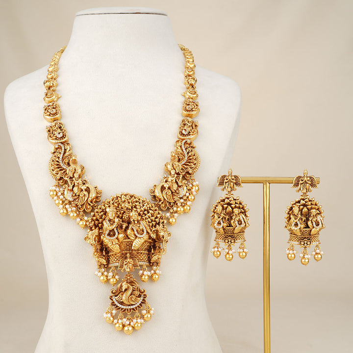 Radha Krishna Nagas Necklace Set