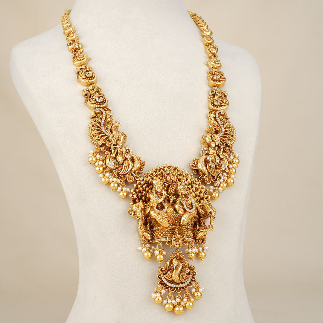 Radha Krishna Nagas Necklace Set