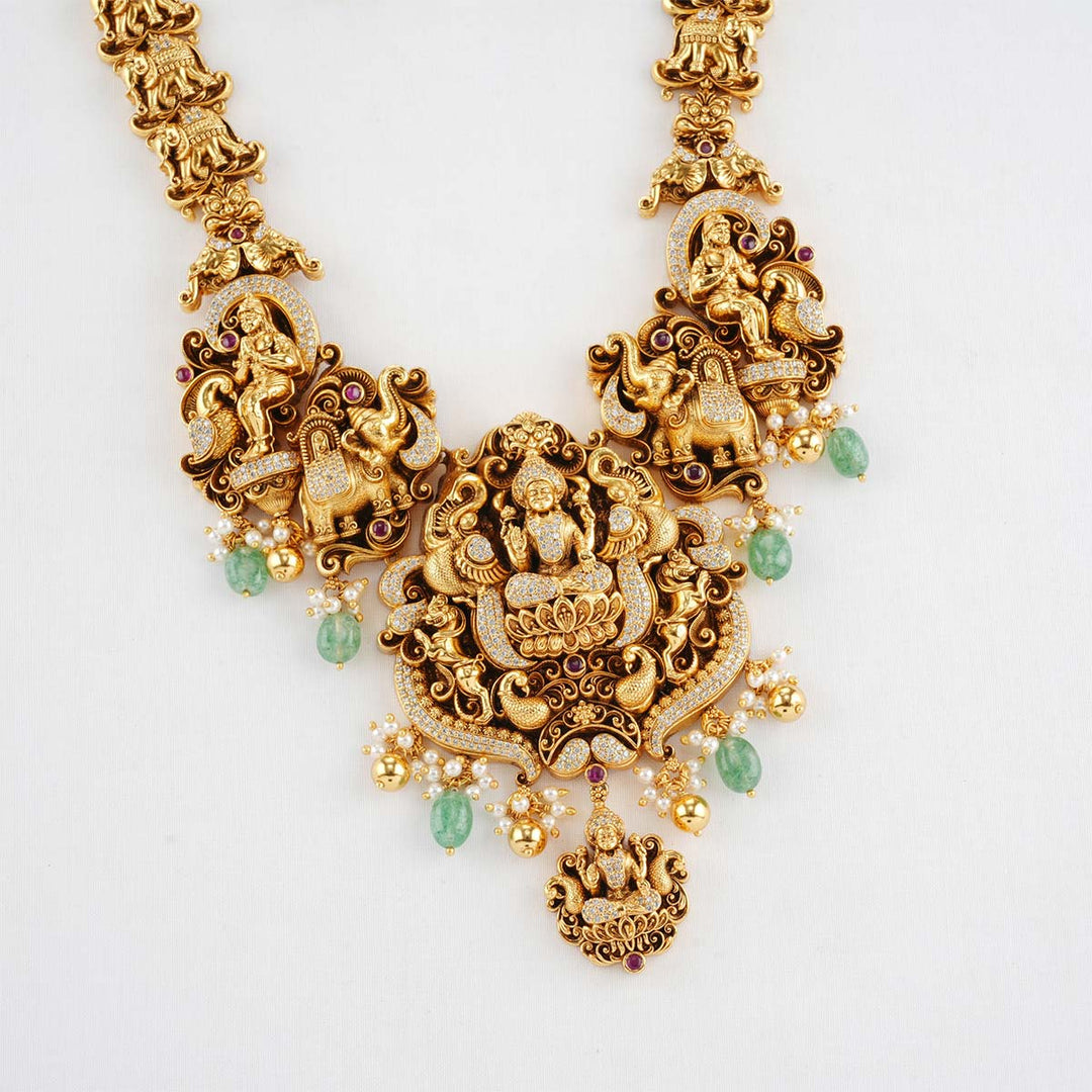Hiranya Grand Nagas Necklace Set