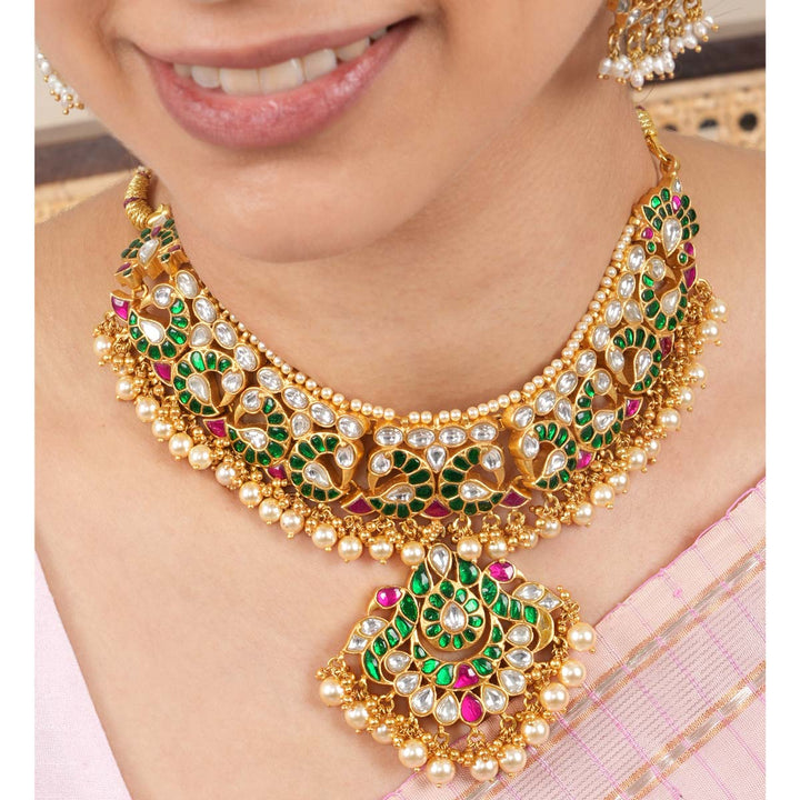 Skanda Short Kundan Necklace