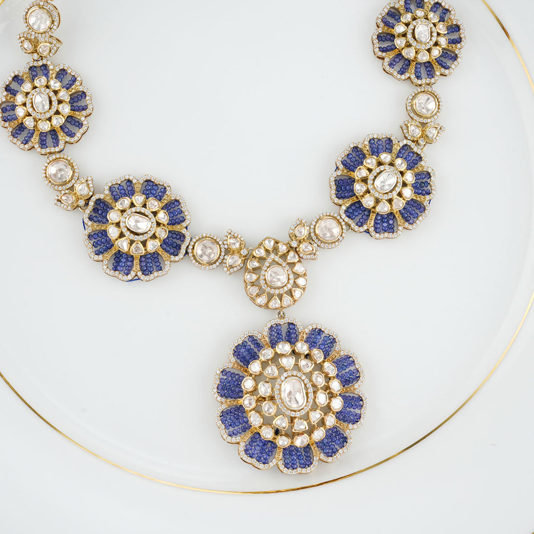 Sharuna Floral Necklace Set