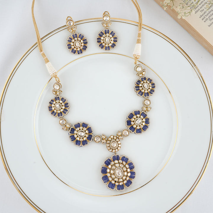 Sharuna Floral Necklace Set