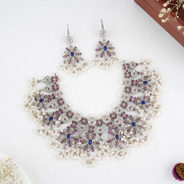 Wavy Beads Necklace Set