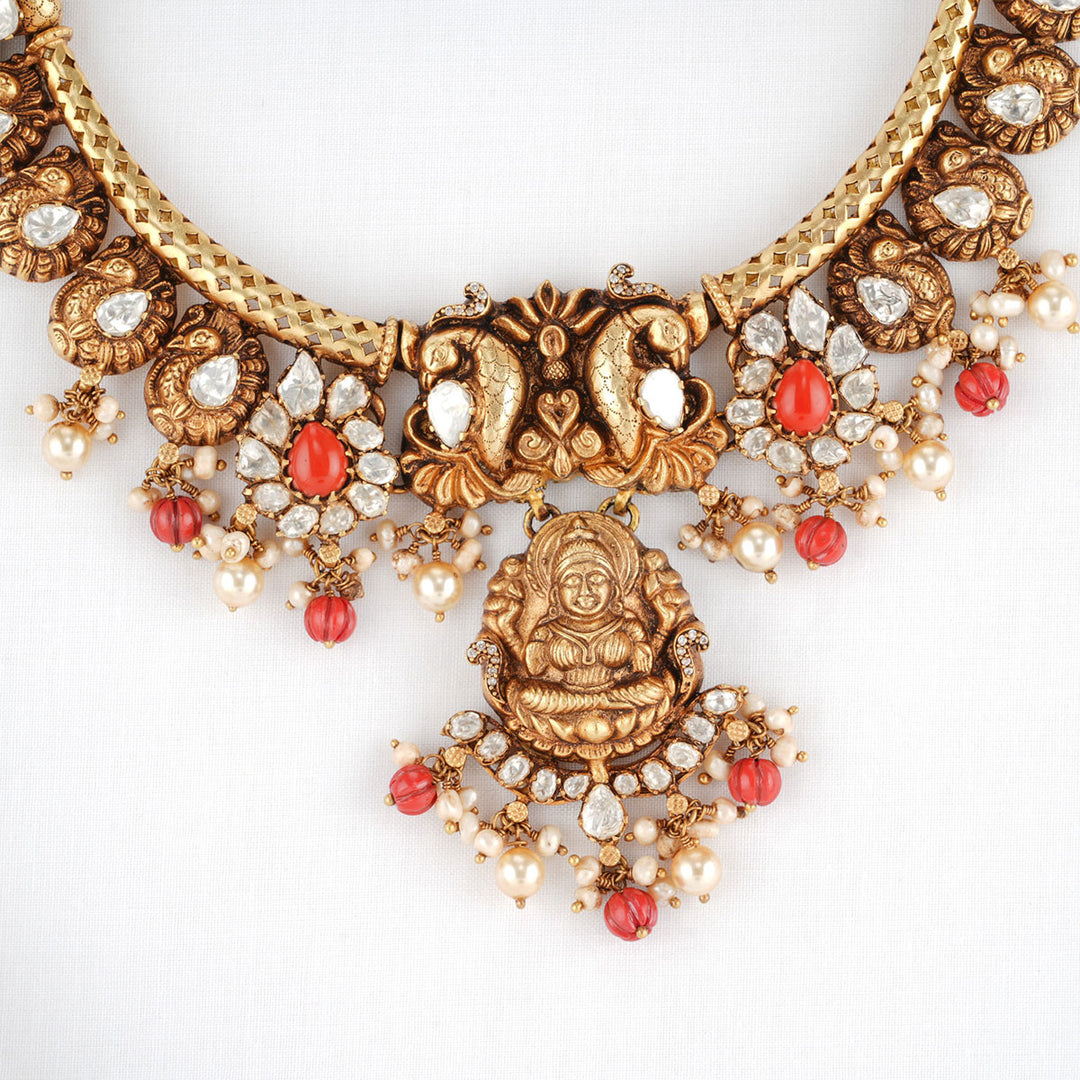 Wondrous Deep Nagas With Coral Necklace