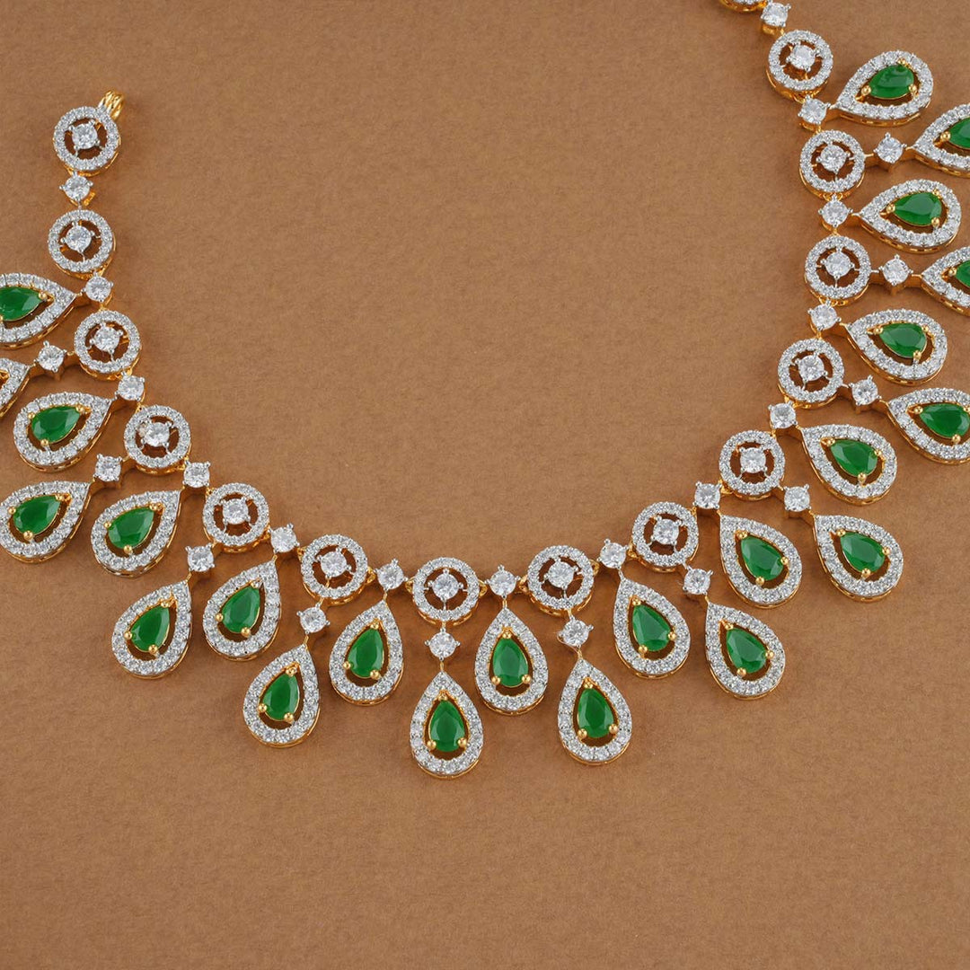 Lisiya Diamond Design Necklace Set