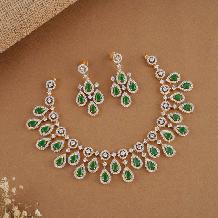 Lisiya Diamond Design Necklace Set