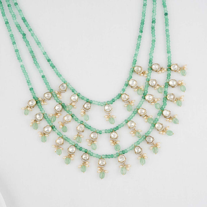 Sarintha  Beads Victorian Necklace