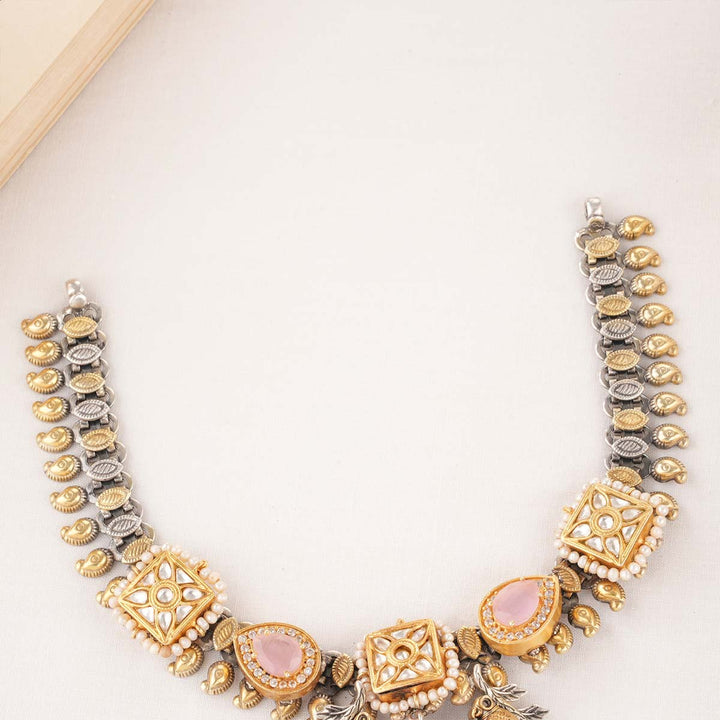 Agraja Oxidized Choker