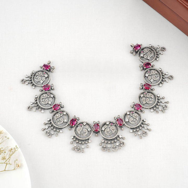 Shriya Oxidised Necklace