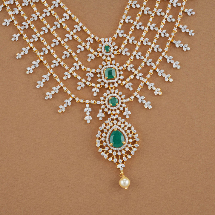 Lareta Diamond Design Necklace Set