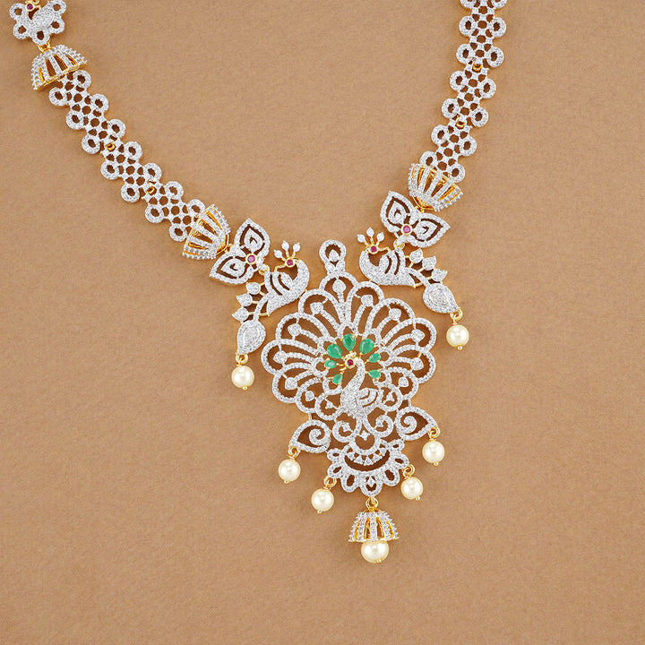 Mallows Diamond Look Necklace Set