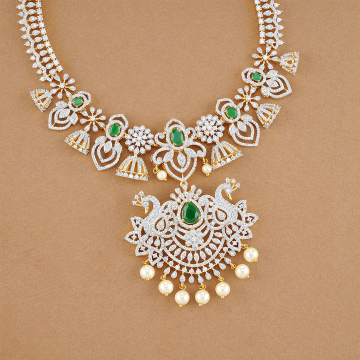 Maurina Diamond Look Necklace Set