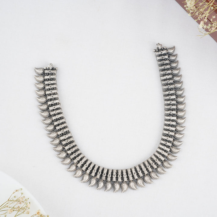 Merina Oxidised Short Necklace Set