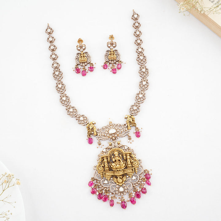 Athika Victorian Long Necklace Set