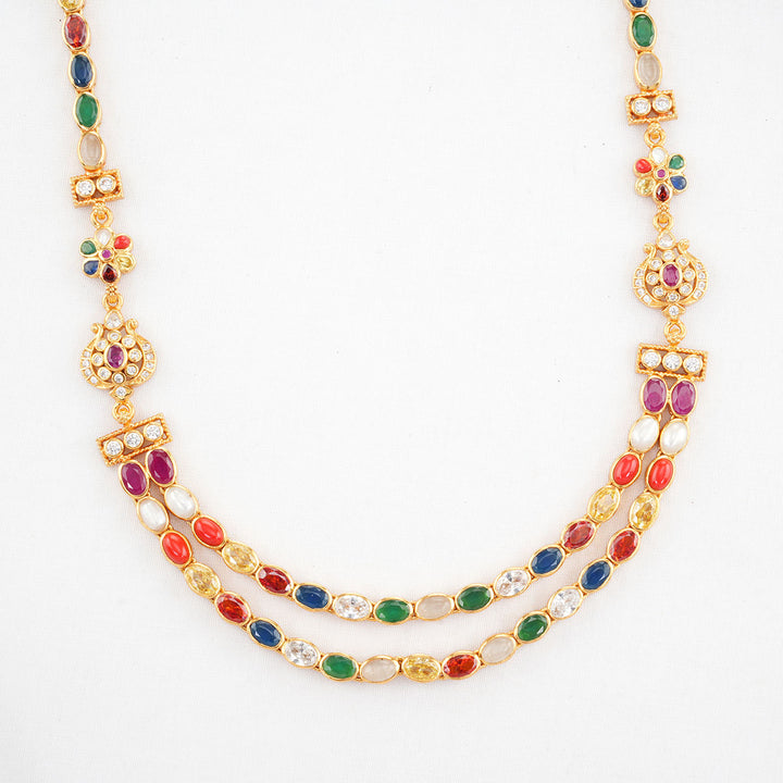 Amina Navaratna Stone Necklace