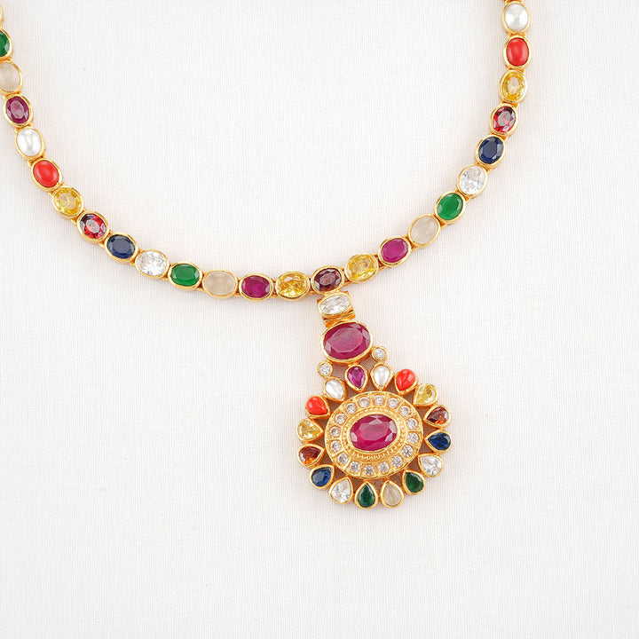 Navina Stone Short Necklace