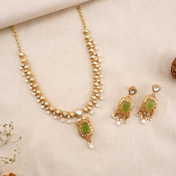 Flashing Long Necklace Set