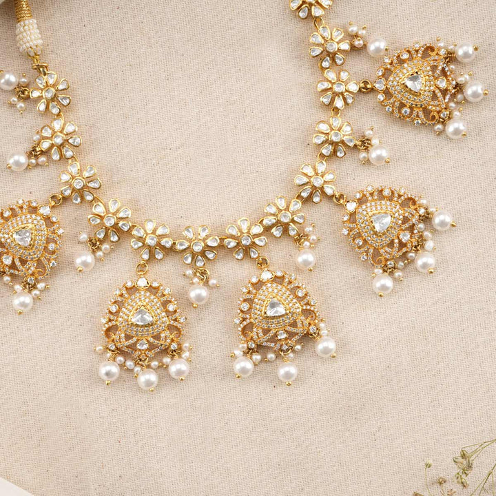 Dhanvisha Short Necklace Set