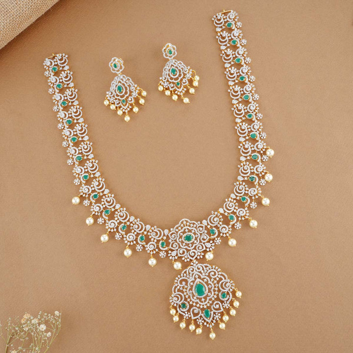 Abina Diamond Design Necklace Set