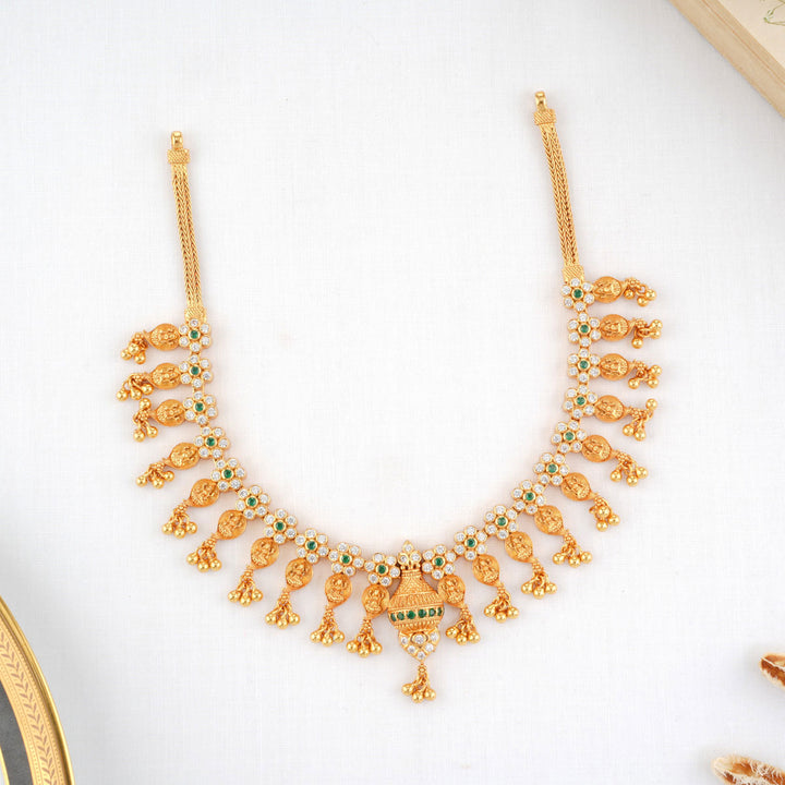 MIthuna Stone Short Necklace