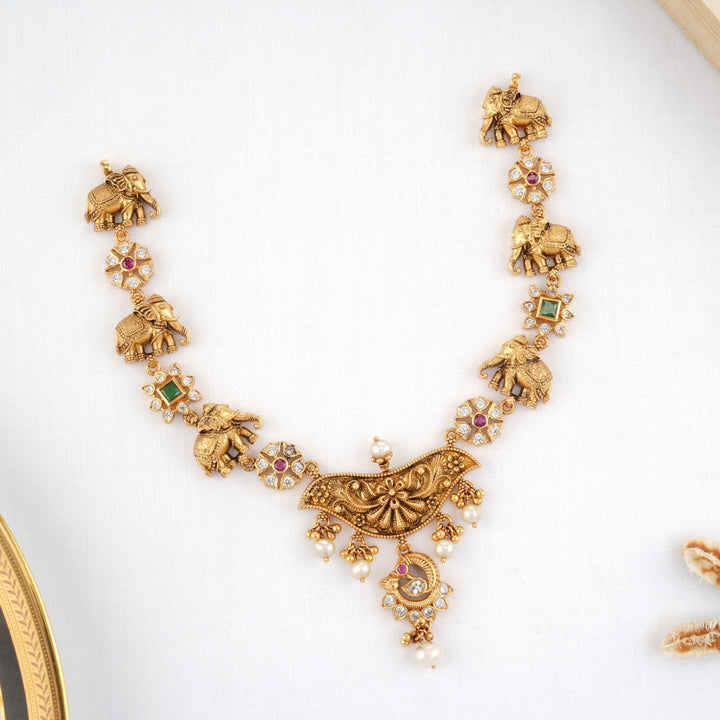 Vaniya Nagas Nakshi Necklace