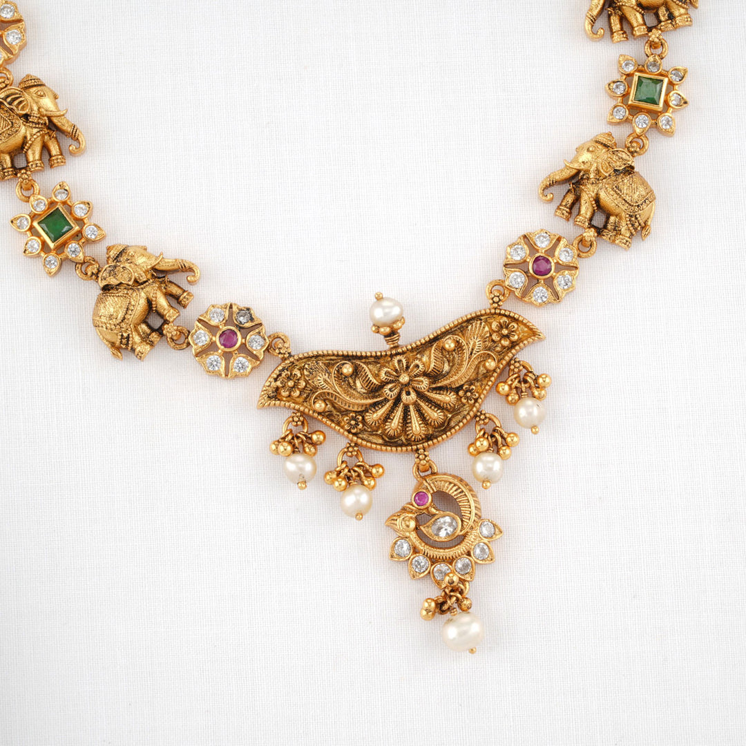 Vaniya Nagas Nakshi Necklace