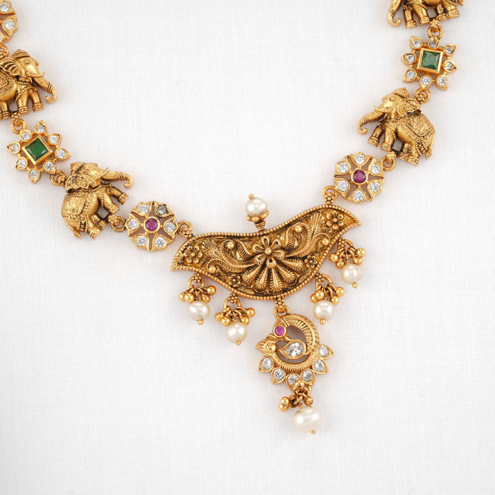 Vaniya Nagas Nakshi Necklace