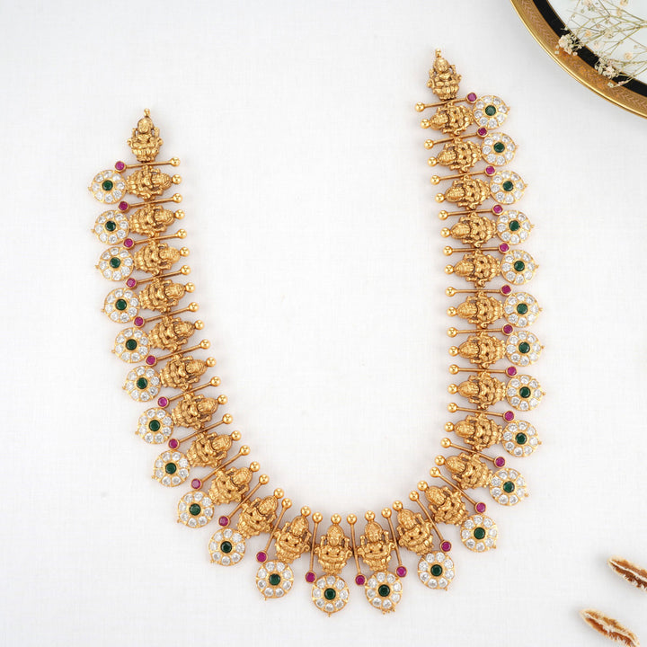 Aminya Nagas Nakshi Long Necklace