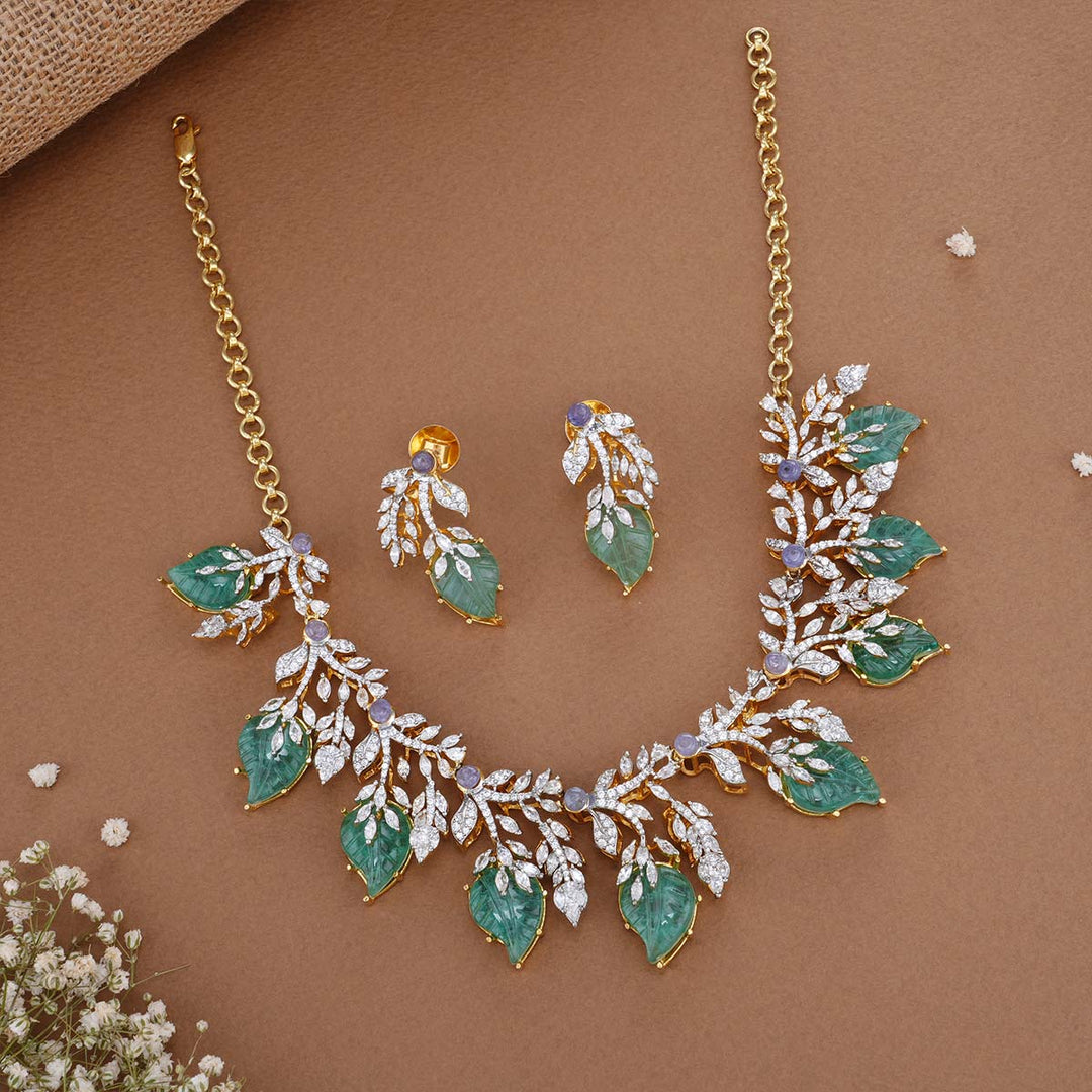 Anvisha Diamond Design Necklace Set