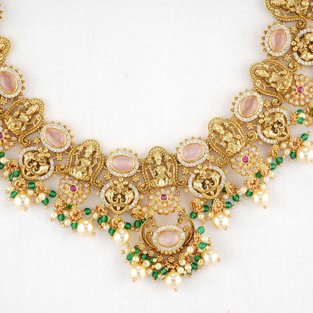 Pritiga Nagas Short Necklace Set