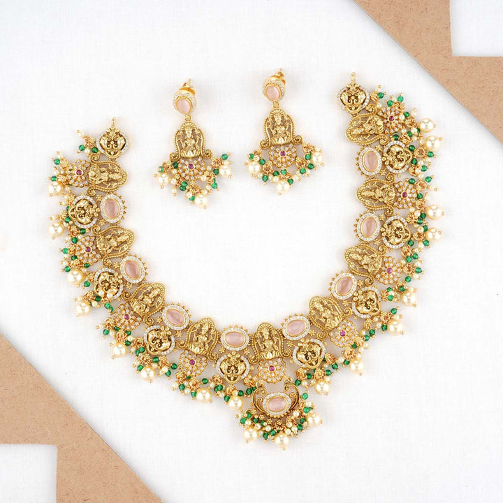 Pritiga Nagas Short Necklace Set