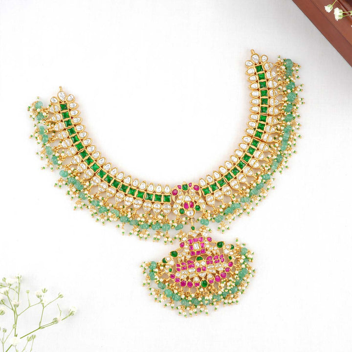 Saaju Kundan Short Necklace