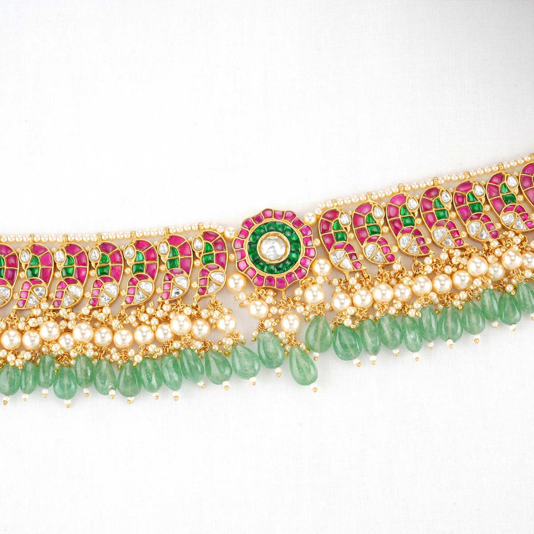 Pushti Kundan Choker Necklace