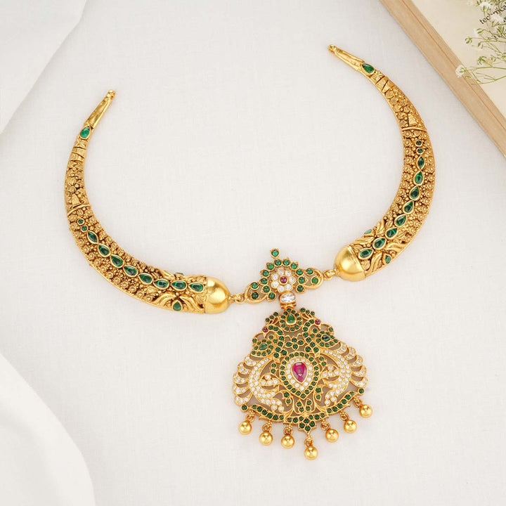 Pravi Nagas Nakshi Necklace