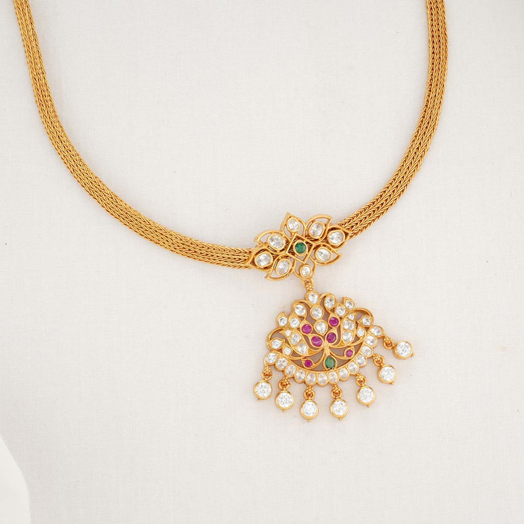 Kaviya Stone Short Necklace