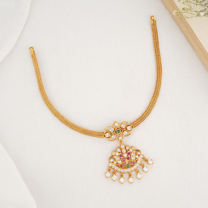 Kaviya Stone Short Necklace