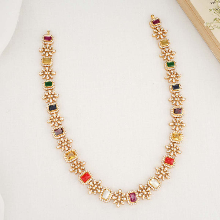 Darvita Stone Short Necklace