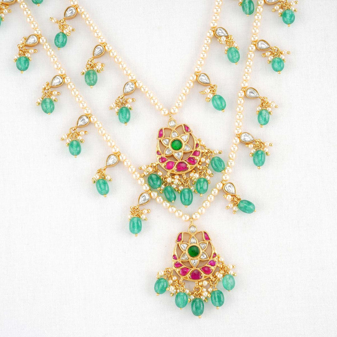 Pranin Kundan Long Necklace