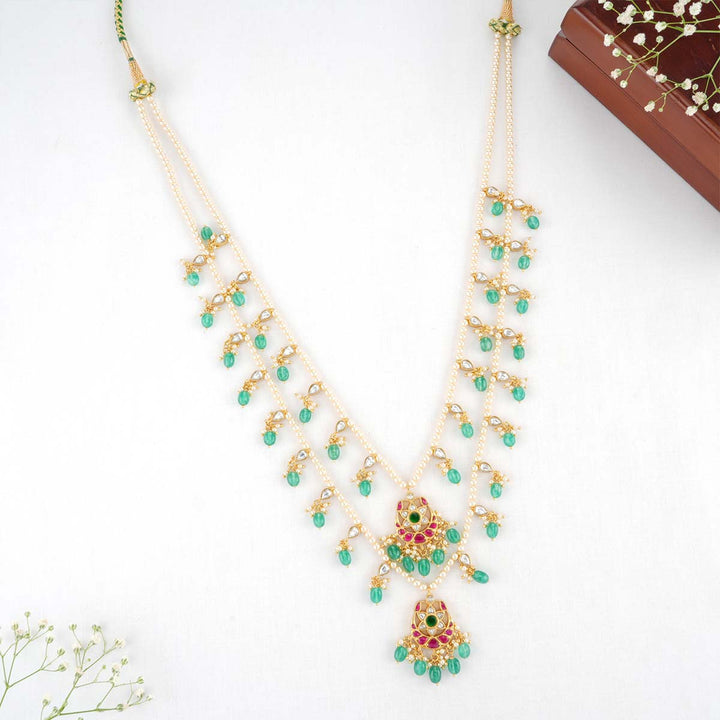 Pranin Kundan Long Necklace