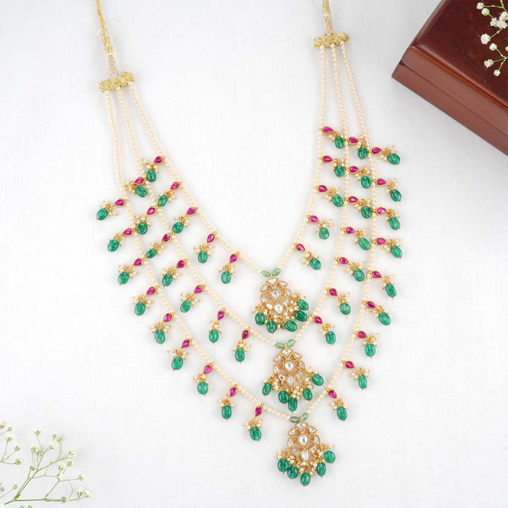 Arpisha Kundan Long Necklace