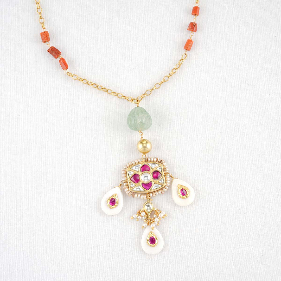 Flounce Kundan Necklace