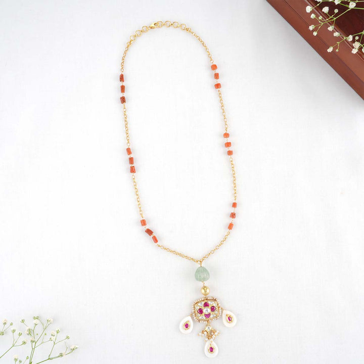 Flounce Kundan Necklace