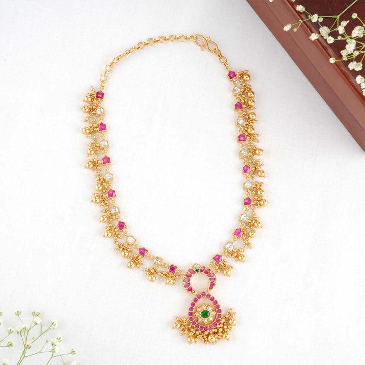 Rajeva Kundan Long Necklace