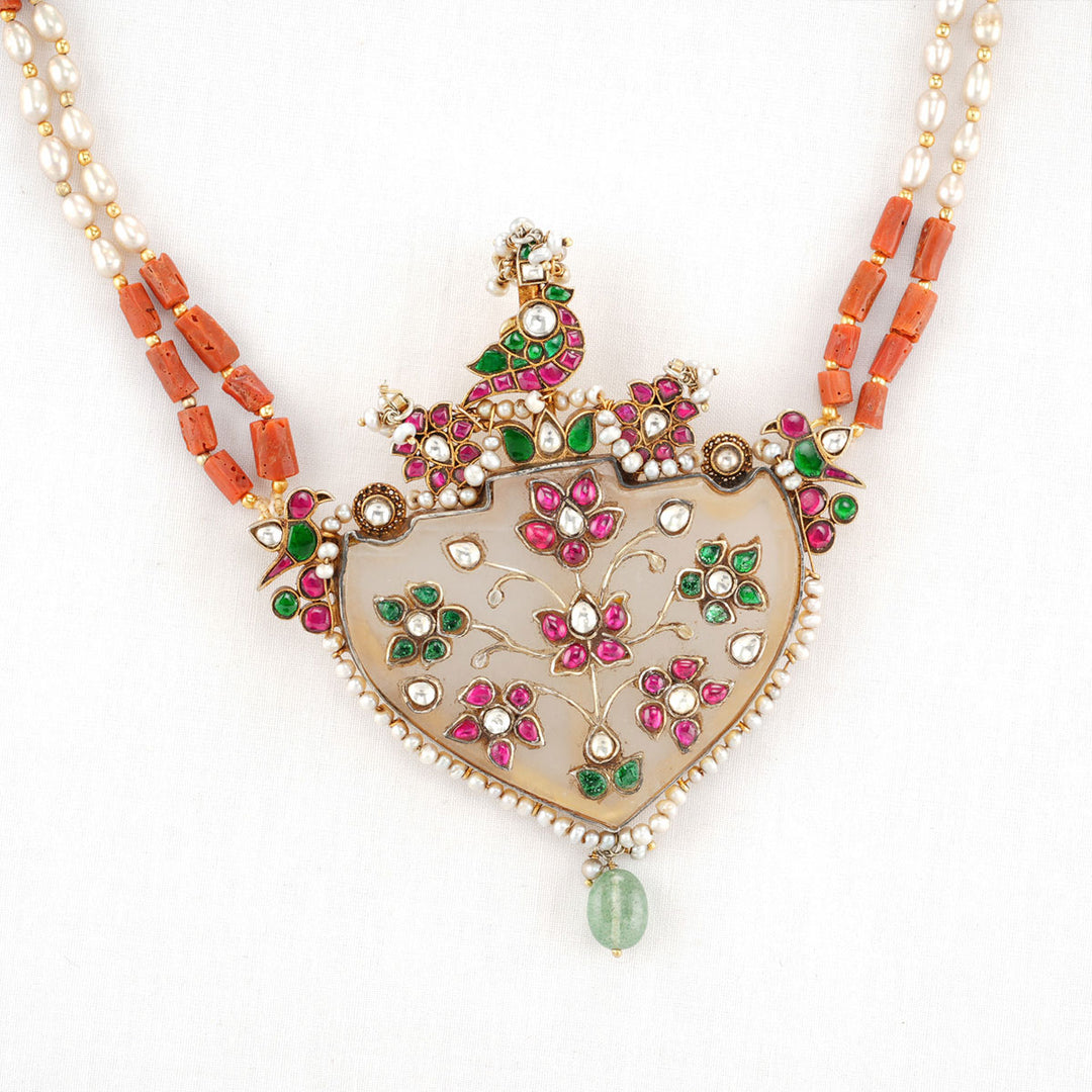 Rajeva Kundan Long Necklace